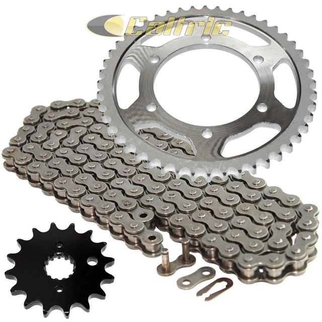 Green O-Ring Drive Chain & Sprocket Kit For Kawasaki KL650 KLR650A 1990 - Foto 2