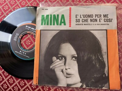 MINA UND DER MANN FÜR MICH ICH WEISS, DASS ES NICHT SO IST ITALIEN 45 Runden 7'' EX++/EX++