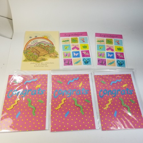 Congrats! Congratulations Cards LOT of 5 Greeting Cards