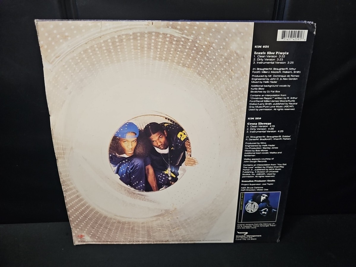 40 THEVZ ‎Honor Amongst Thevz Vinyl Record Promo Hip Hop Gangsta