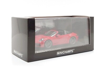 Minichamps 1:43 Porsche 911 Targa 4 GTS (992) in Guards Red | eBay
