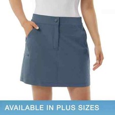NWT 32 DEGREES COOL 1745837 VINTAGE INDIGO BLUE LADIES' TECH SKORT SZ S J407