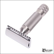 Maggard Razors MR3 Stainless Steel Handle Safety Razor with Chrome Head