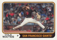 2023 TOPPS HERITAGE (#258) - COLE WAITES RC