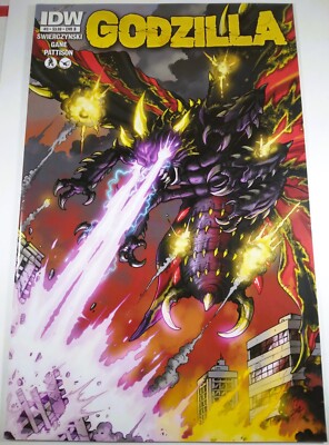    GODZILLA #3 MATT FRANK VARIANT B IDW FIRST PRINT BATTRA MOTHRA VF 2012 RARE