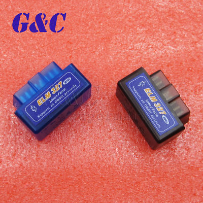 Bluetooth Diagnostic Mini ELM327 V2.1 OBD2 II Car Interface Scanner Black/Blue