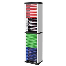 White Video Game Storage Tower for PS5, PS4, PS3, Nintendo Switch, Xbox,36 Disk