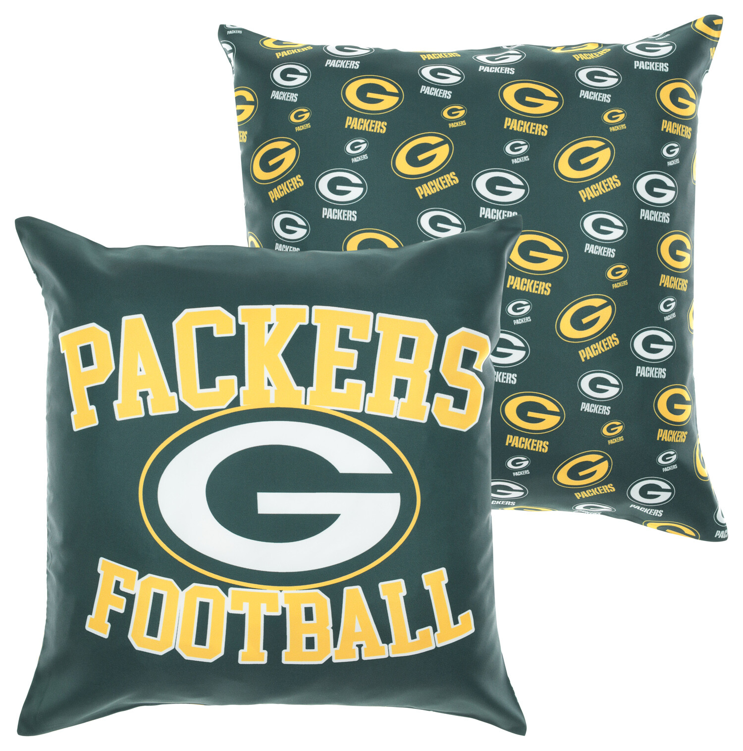 Наволочки для диванов FOCO NFL Green Bay Packers, 2 упаковки, 18 x 18