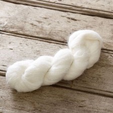Natural/Undyed 2 Ply/Lace Baby Suri Alpaca and Silk Haze Knitting Yarn Wool