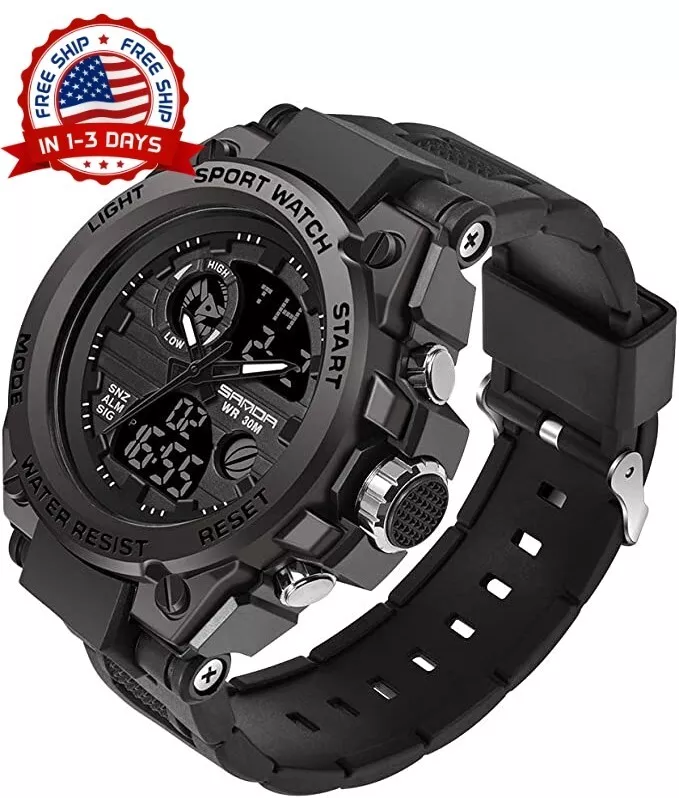 Reloj Para Hombre Relojes De Cuarzo Reloj Militar Reloj Deportivo De Buceo  Nuevo