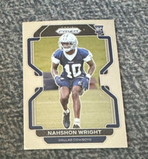 2021 Panini Prizm #438 Nahshon Wright Dallas Cowboys RC Football card