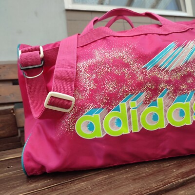 VINTAGE ADIDAS Duffle Bag 80s 90s SHOULDER BAG SPORT GYM WORKOUT