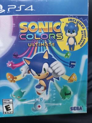 PS4 - Sonic Colours Ultimate mit Baby Sonic Schlüsselanhänger PlayStation 4 Neu Sealed