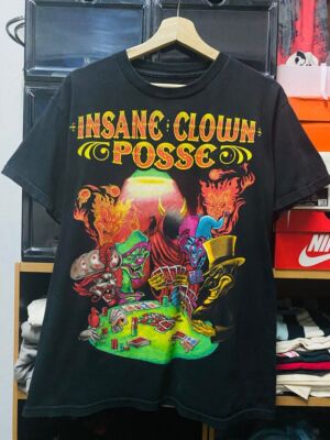 Insane Clown Posse 2010 Black Short Sleeve Unisex Tshirt All Size S-5XL