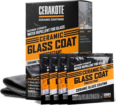 CERAKOTE Rapid Ceramic Glass Coat Windshield Kit Professional