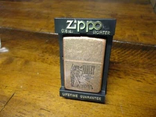 HARLEY DAVIDSON I OWN A HARLEY ANTIQUE COPPER ZIPPO LIGHTER MINT IN BOX 1996