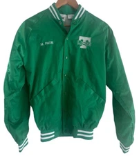 VTG Cardinals Tucker Lions Bomber Jacket MLB Varsity Jacket Green, Mens Small