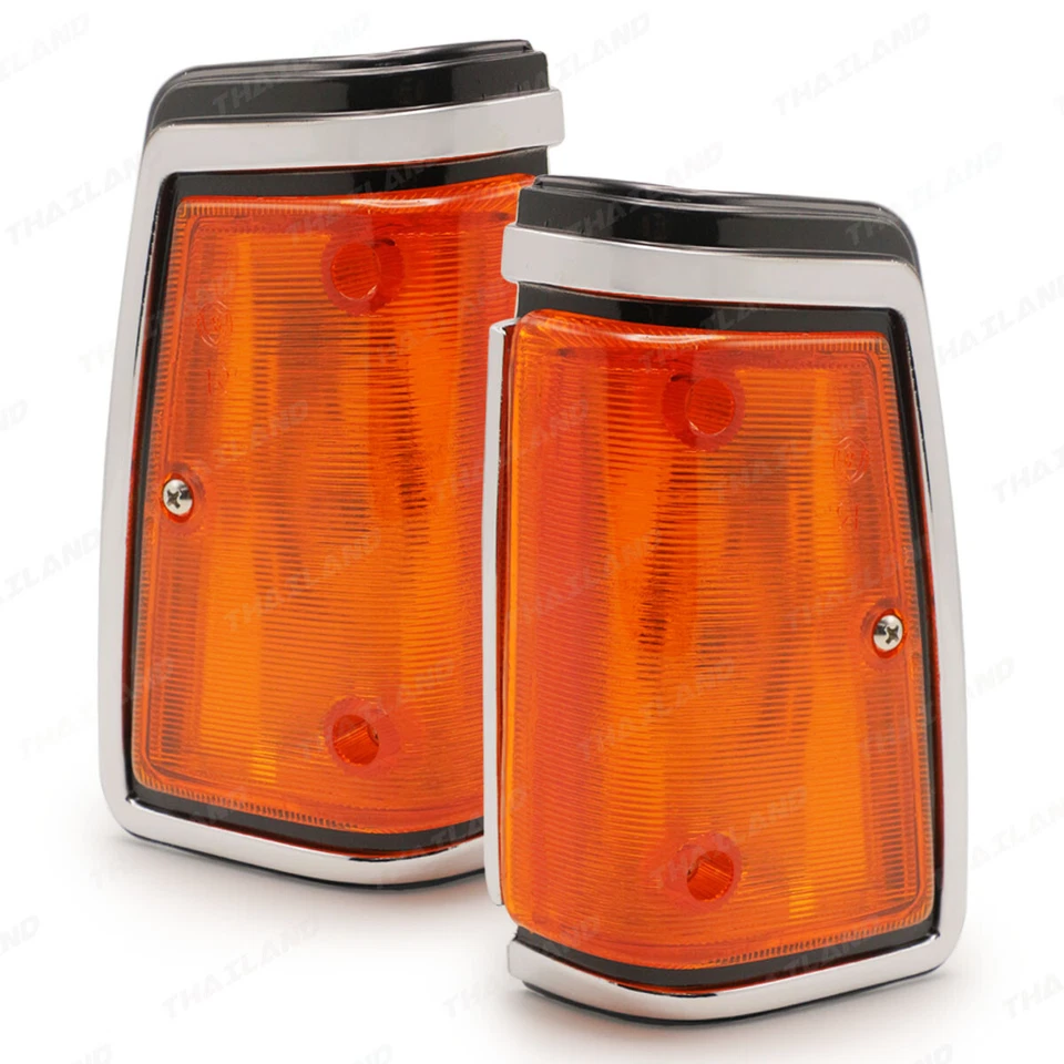 Хромированный угловой передний фонарь поворотника для Datsun Nissan 720 1982 1986 - Изображение 4 из 4