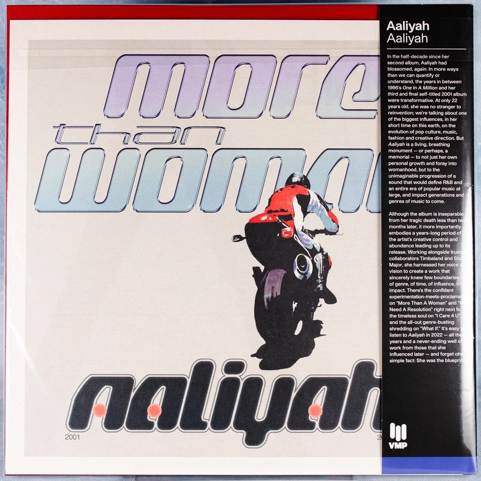 Aaliyah Self Titled Vinyl Record Red & Gold Galaxy 2x LP New Sealed - Image 3 of 4