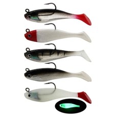 Sea Bass Lures Mackerels Cod Pollock Lures Fishing Shoal Shad Soft with Hook 10g