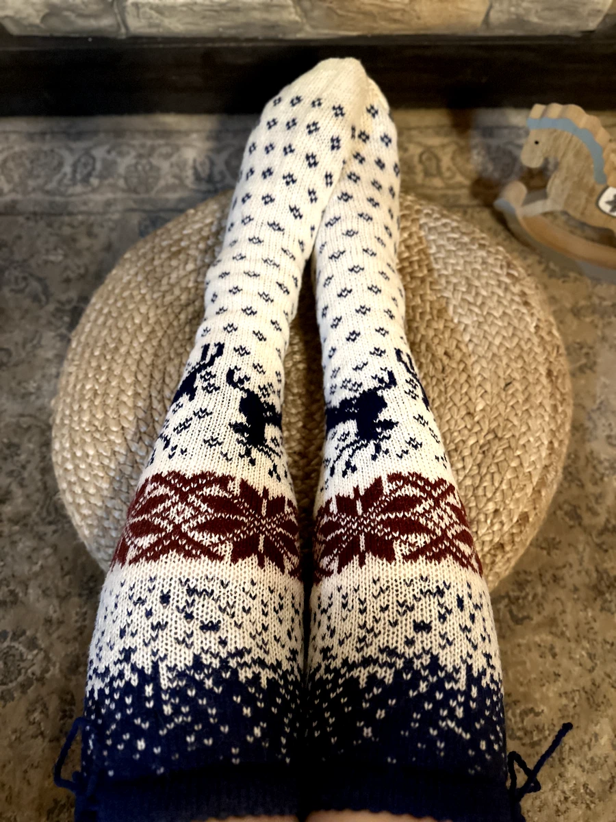 Fair isle shop boot socks