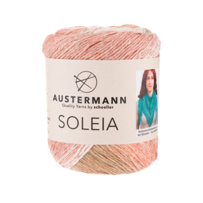 100g Soleia Austermann stricken häkeln Baumwolle Viskose Farbverlauf Pastell