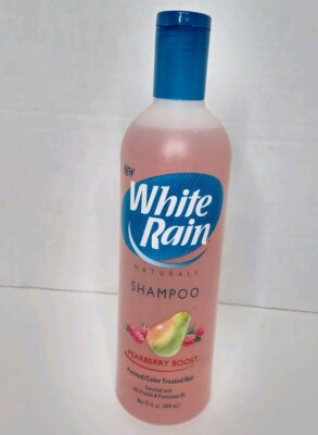 Vtg White Rain Naturals Shampoo Pearberry Boost Permed Color Discontinued 15 oz