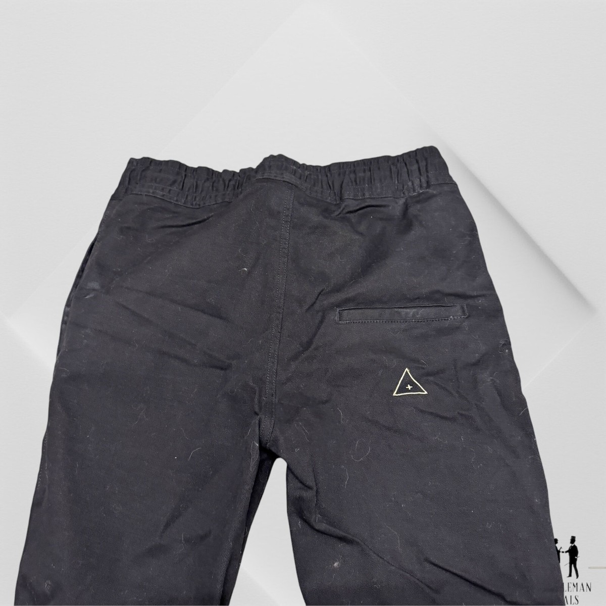 I Love Ugly ILU Mid Rise Zespy Pant Black Men's Tapered Slim