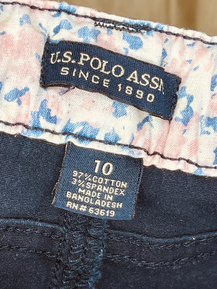 Uniforme escolar informal negro talla 10 US POLO para niñas Foto 4 de 4