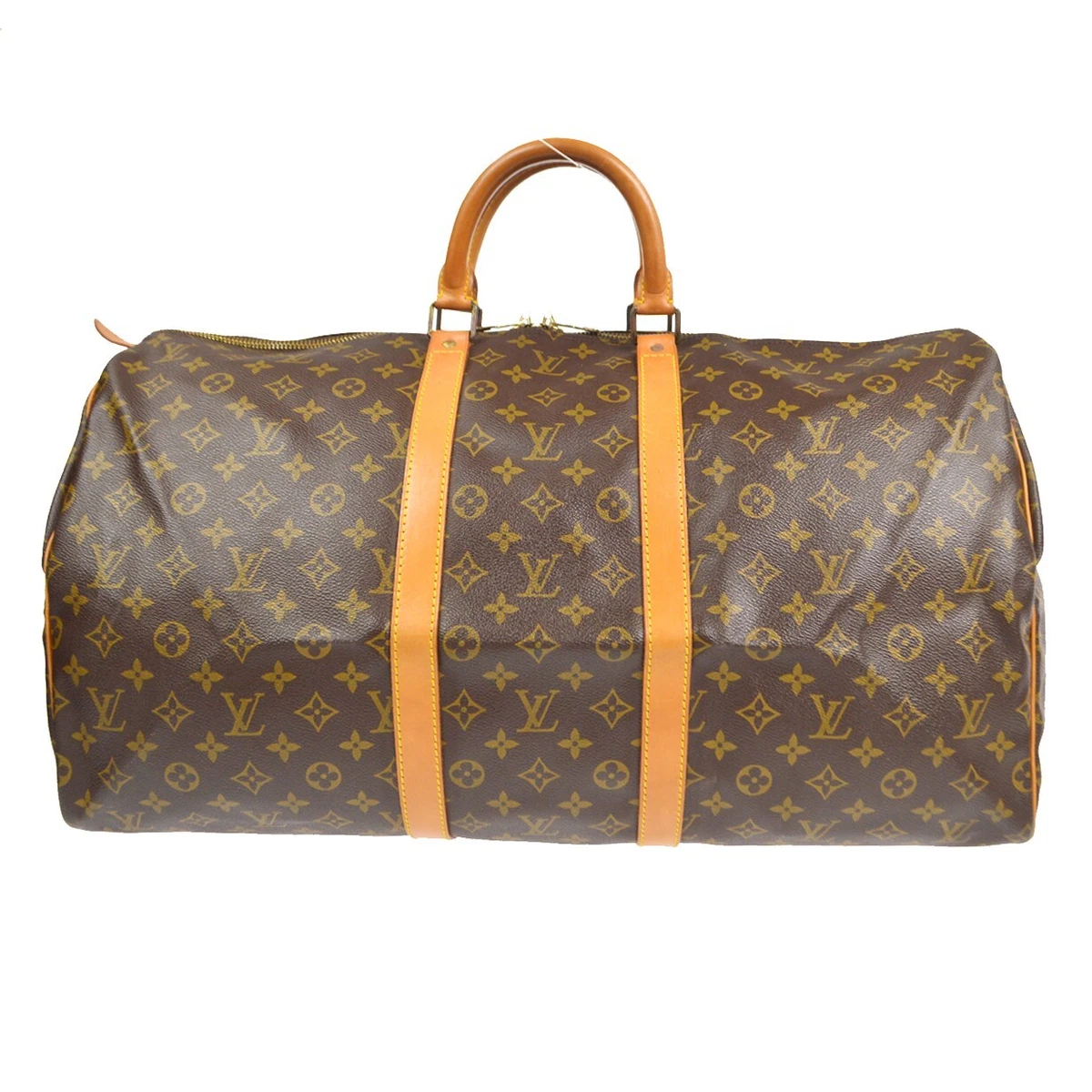 Louis Vuitton Womens Monogram Canvas Keepall 55 Large Travel