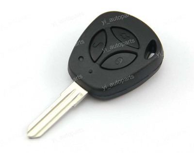 Blank Remote Key Shell Case Cover Uncut Blade No Chip For Lada 3 Buttons 3BT 3B