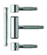 OTLAV Einbohrband 3tlg. 20mm hell verzinkt m. Stiftsicherung Türband Haustürband