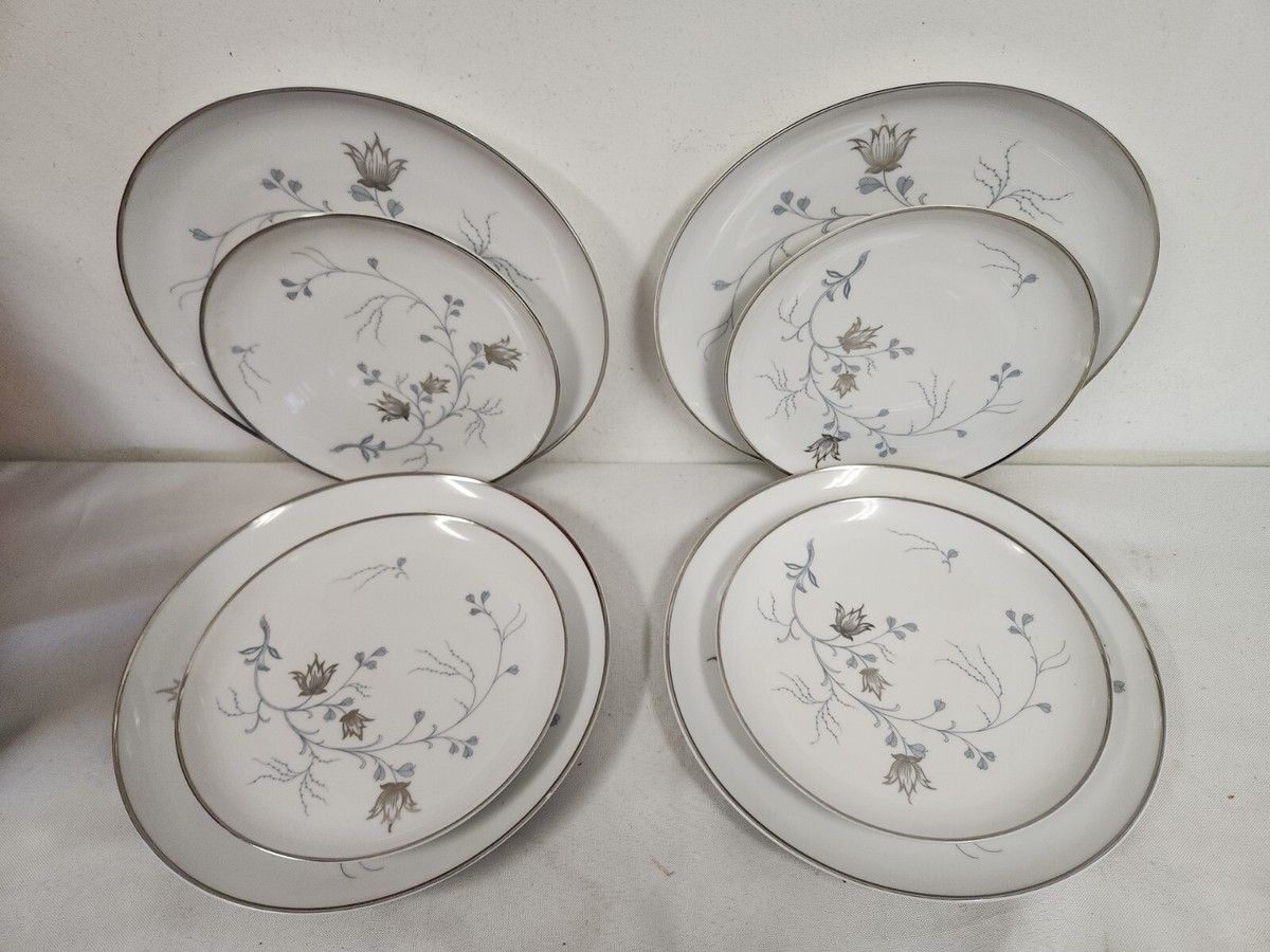 VTG Silver Arbor Baronet China Eschenbach Bavaria Germany Plates