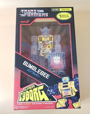 TRANSFORMERS SUPER CYBORG - BUMBLEBEE (CLEAR)
