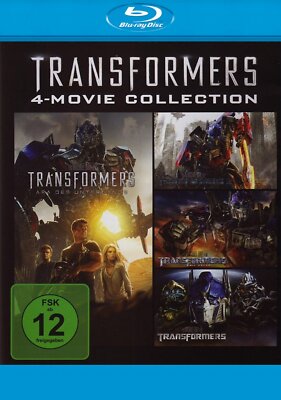 Transformers 1+2+3+4 - 4-Movie Collection # 4-BLU-RAY-BOX-NEU