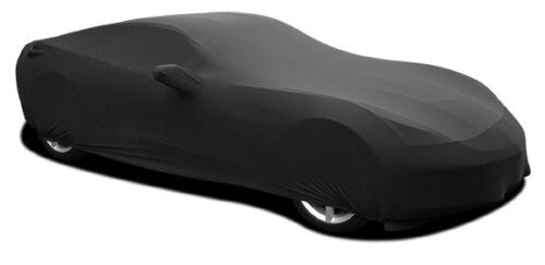 2014 -2016 Chevrolet Corvette housse de voiture intérieure satiné noir onyx C7 + sac de rangement - Photo 1/2
