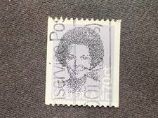 NETHERLANDS NEDERLAND 1982 QUEEN BEATRIX 70C LIGHT VIOLET - USED IMPERF SIDES