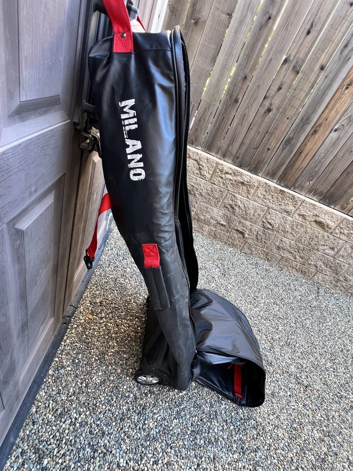 Bolsa de viaje de golf Big Max Dri Design negra/roja XL Foto 4 de 4