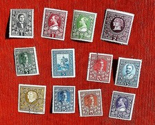 1910 Briefmarken Serie kpl Königreich Montenegro Übergang vom Prinzen zum König Nikolaus