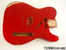 Fender Custom Shop SR25 Tele Pro 2025 Relic BODY Tele Nitro Candy Apple Red