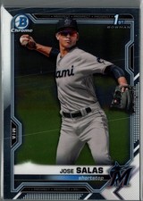2021 Bowman #BCP-110 Jose Salas Chrome Prospects