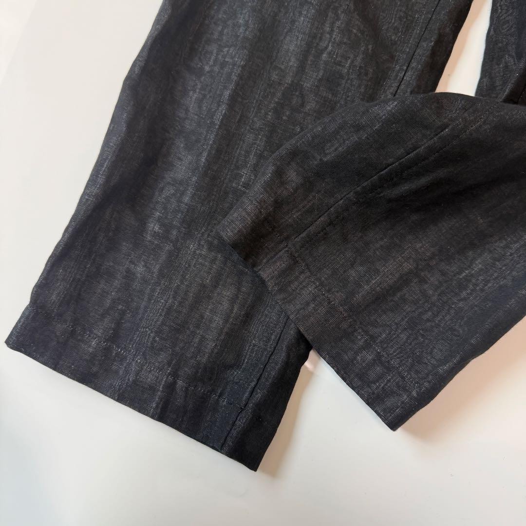 ISSEY MIYAKE REVERSIBLE EASY PANTS MEN COLOR BLACK MATERIAL WOOL SIZE L USED image 10