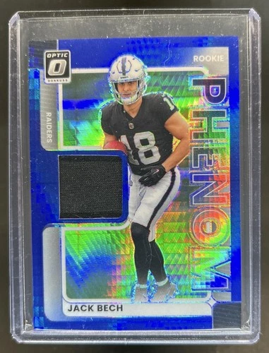 2025 Donruss Optic Jack Bech Blue Hyper (RAW)