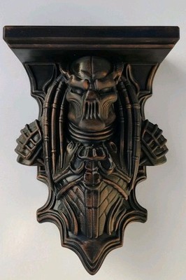 Predator Alien Wandregal - Sci-Fi Horror Deko - 3D gedruckte Display Halterung