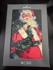 Hallmark Boxed Christmas Cards Santa 16 Cards & Envelopes ~ New