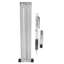 Ultra Precision Marking T Ruler Cm Line Ruler 12In 300Mm Stainless Steel Scribin