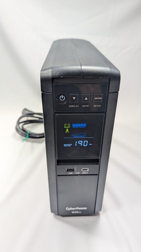 CyberPower CP1500PFCLCDa 1000W PFC Sinewave Output UPS System-w/ 2 New Lithium B
