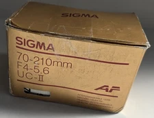 Sigma 70-210mm F4-5.6 UC-II AF Telephoto Zoom Lens for Canon EF – Open Box 
