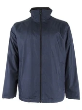 Calvin Klein Men's Full-Zip Stand-Collar Lightweight Jacket (XXL, Rich Indigo)