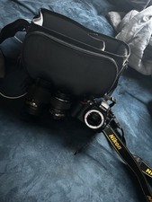 Nikon D3200 Digital SLR Camera Bundle w/ 18-55mm and 55-200mm Lenses And More